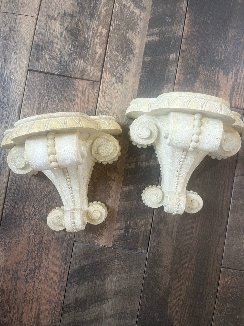 Vintage Wall Corbels, antique, shabby chic shelves